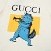 GUCCI (グッチ) n級品 新作猫柄プリント半袖 激安通販