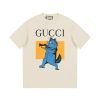 GUCCI (グッチ) n級品 新作猫柄プリント半袖 激安通販