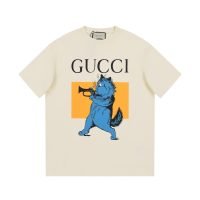 GUCCI (グッチ) n級品 新作猫柄プリント半袖 激安通販