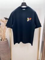入手困難 アミパリス スーパーコピーシンプルスタイルハートプリントカジュアル半袖Tシャツ男女同タイプ
