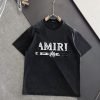 アミパリス コピーレトロコットンアルファベットプリント半袖Tシャツ