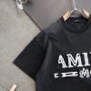 アミパリス コピーレトロコットンアルファベットプリント半袖Tシャツ