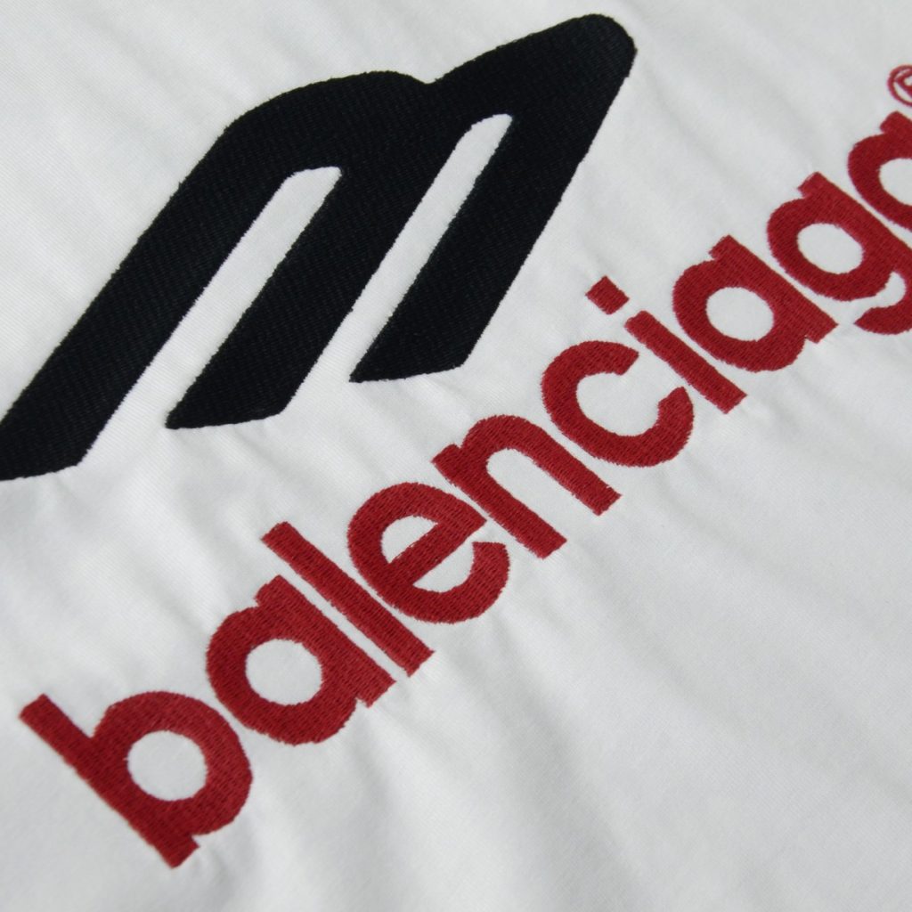BALENCIAGA(バレンシアガ ) 偽物 アルファベット刺繍両面着用半袖 通販
