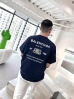 BALENCIAGA(バレンシアガ) 限定 偽物 アルファベットロゴ半袖Tシャツ 通販