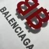 BALENCIAGA(バレンシアガ) 2024春夏新作 n級品 手書き波ロゴラウンドネック半袖Tシャツ 激安通販