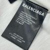 BALENCIAGA(バレンシアガ) 2024春夏新作 n級品 手書き波ロゴラウンドネック半袖Tシャツ 激安通販