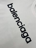 BALENCIAGA(バレンシアガ) 春夏新作流行 コピー ラウンドネック半袖Tシャツ