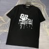 BALENCIAGA(バレンシアガ) 2024春夏新作 激安販売 コピー アルファベットロゴラウンドネック半袖Tシャツ