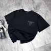 PRADA(プラダ) コピー 激安販売 プリントロゴカジュアル半袖Tシャツ