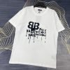 BALENCIAGA(バレンシアガ) 2024春夏新作 激安販売 コピー アルファベットロゴラウンドネック半袖Tシャツ