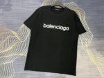 BALENCIAGA(バレンシアガ) 春夏新作流行 コピー ラウンドネック半袖Tシャツ