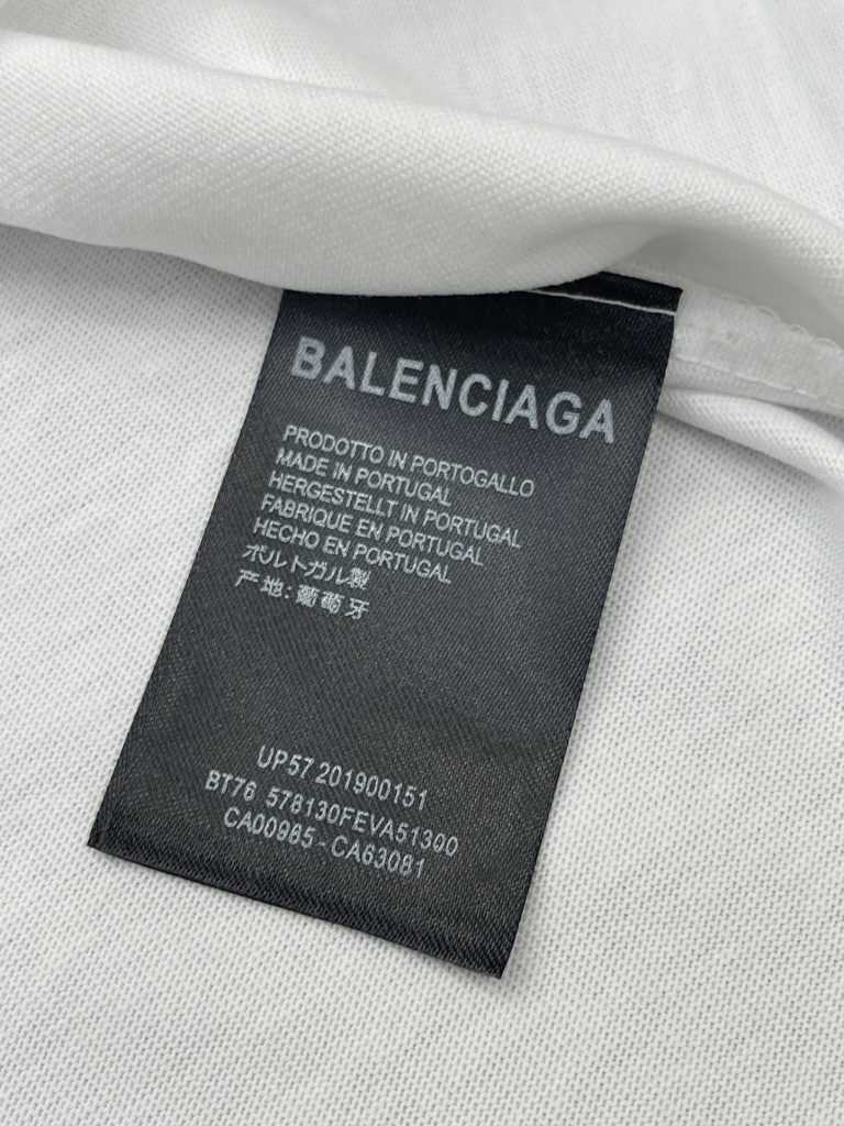 BALENCIAGA(バレンシアガ) コピー トレンド流行春夏新作ロゴラウンドネック半袖Tシャツ