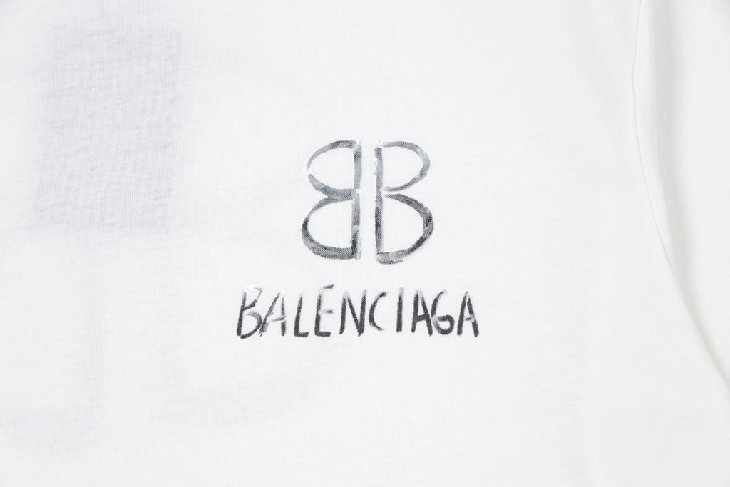 BALENCIAGA(バレンシアガ) 2024限定連名激安販売コピー ロゴプリント半袖Tシャツ