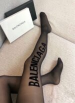 BALENCIAGA(バレンシアガ) 激安販売 コピー トレンドフロックアルファベットストッキング