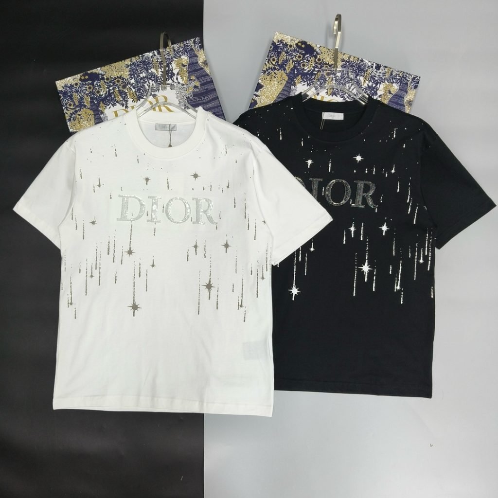 Dior (ディオール) コピー   入手困難  プリントカジュアル半袖Tシャツ