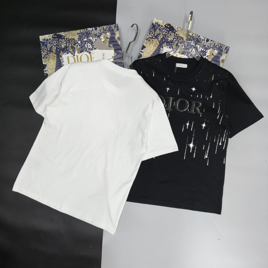 Dior (ディオール) コピー   入手困難  プリントカジュアル半袖Tシャツ