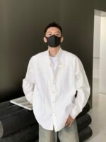 BALENCIAGA(バレンシアガ) 業界最高い品質 芸能人偽物 アルファベットプリントシャツ