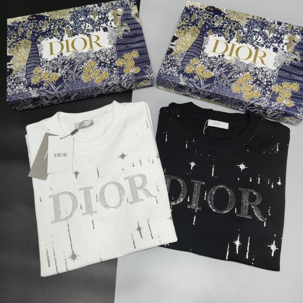 Dior (ディオール) コピー   入手困難  プリントカジュアル半袖Tシャツ