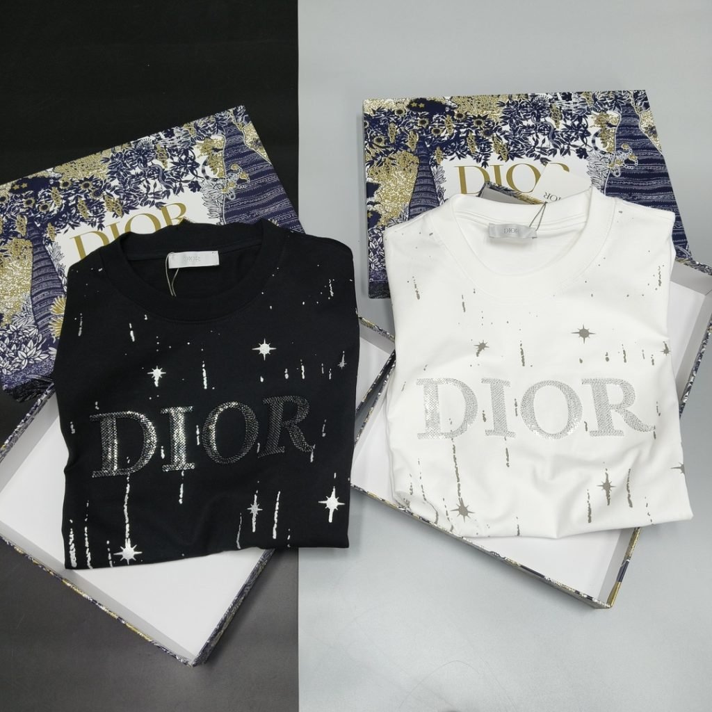 Dior (ディオール) コピー   入手困難  プリントカジュアル半袖Tシャツ