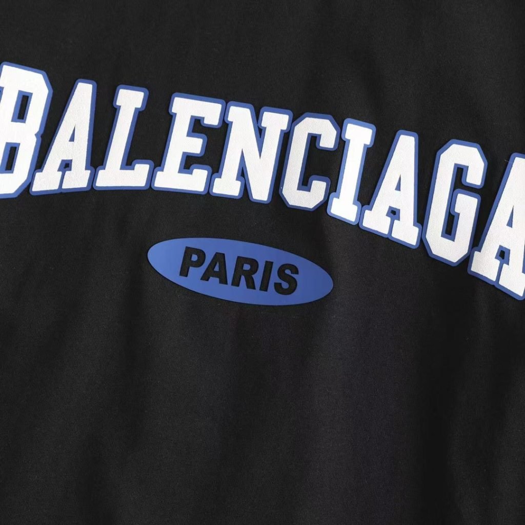 BALENCIAGA(バレンシアガ)  激安販売  入手困難 コピーオフセットプリントアルファベット半袖Tシャツ