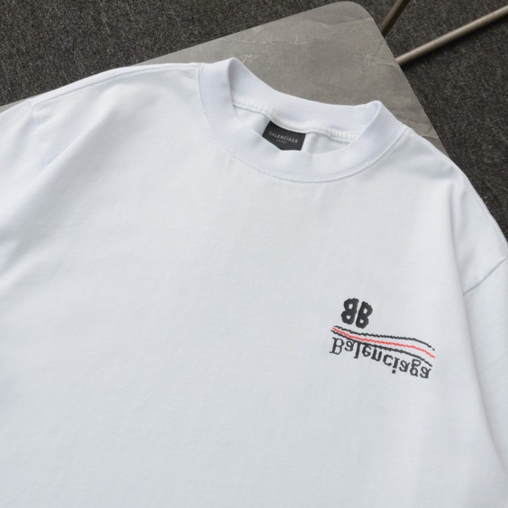 BALENCIAGA(バレンシアガ) 激安販売 コピー ウェーブプリントカジュアルTシャツ