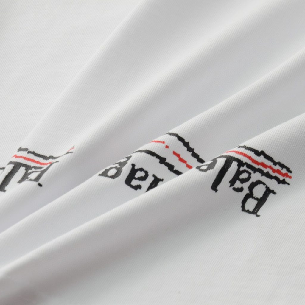 BALENCIAGA(バレンシアガ) 激安販売 コピー ウェーブプリントカジュアルTシャツ