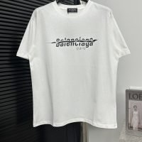 BALENCIAGA(バレンシアガ) 激安販売 コピー 業界最高い品質 オシャレなプリントアルファベット半袖Tシャツ