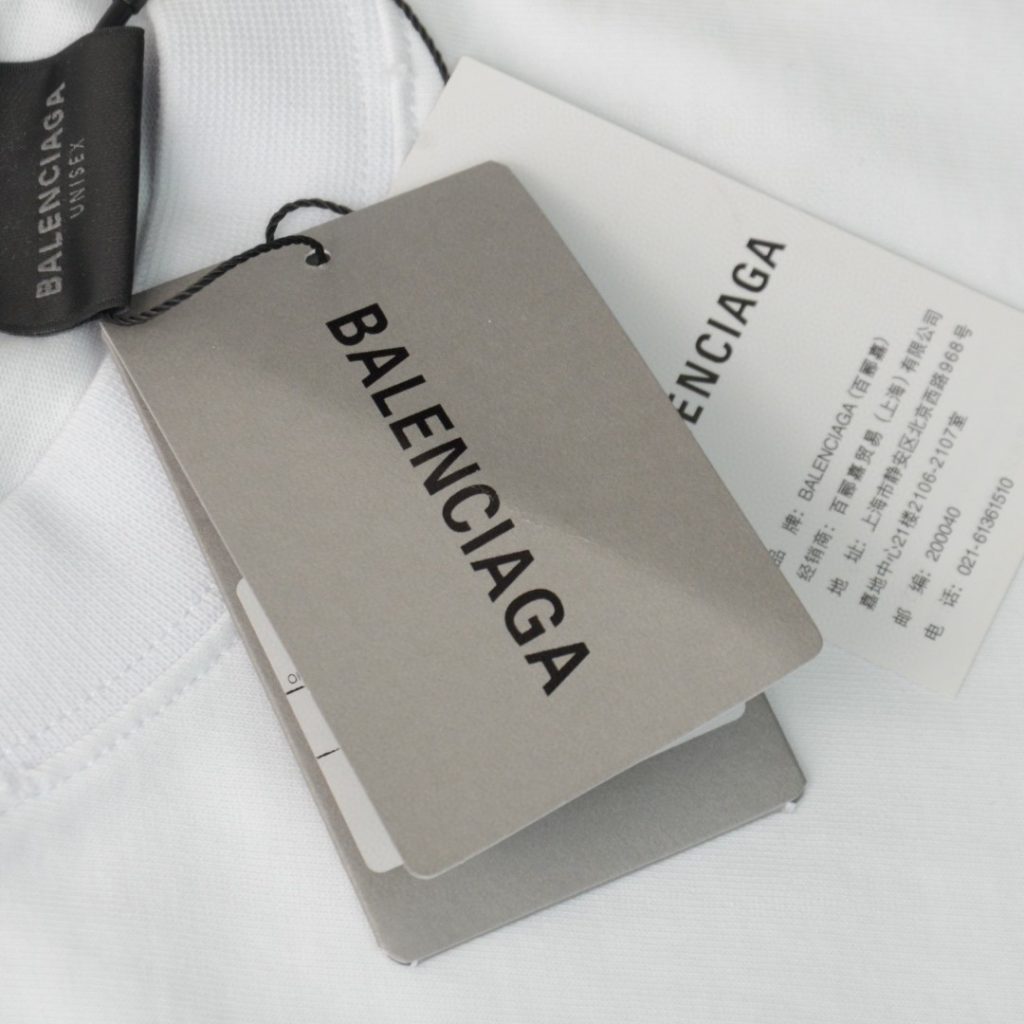BALENCIAGA(バレンシアガ) 激安販売 コピー ウェーブプリントカジュアルTシャツ