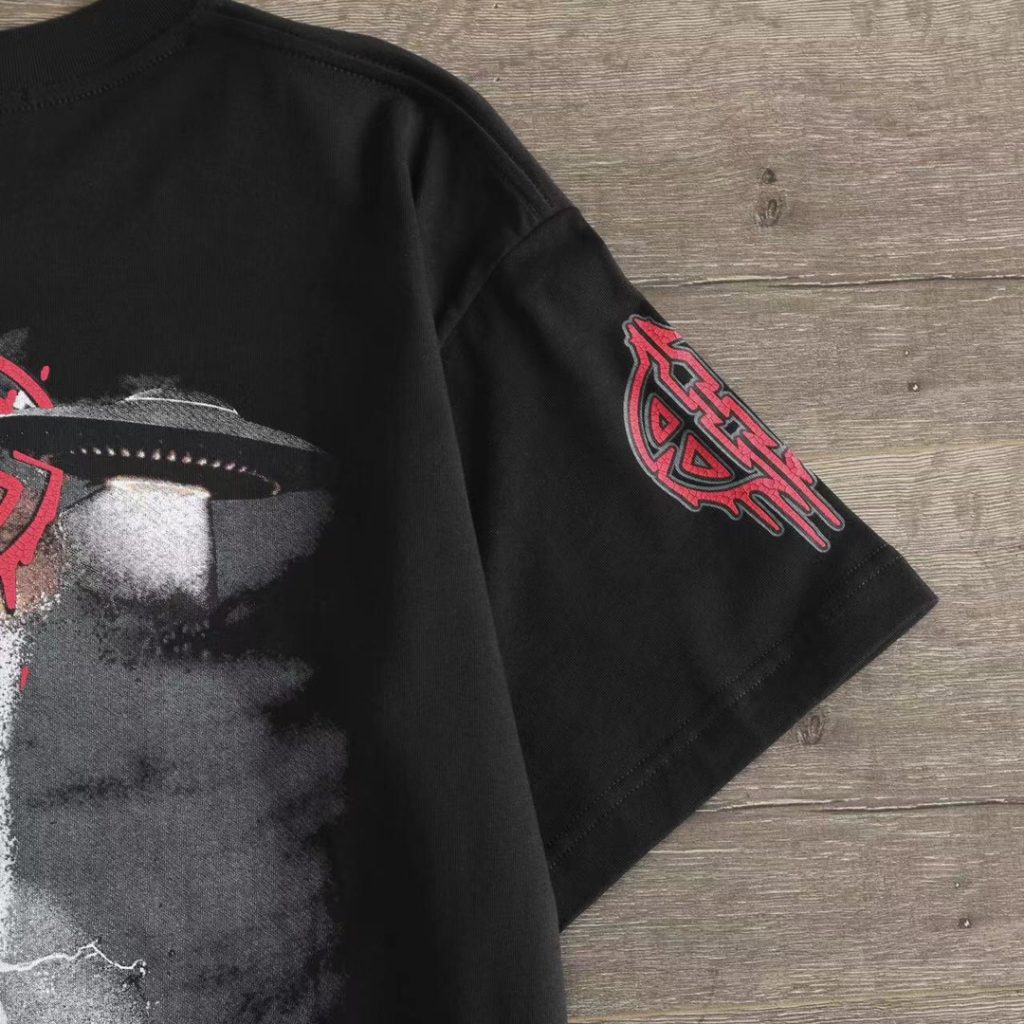 BALENCIAGA(バレンシアガ) スーパーコピー パリタワープリント半袖Tシャツ