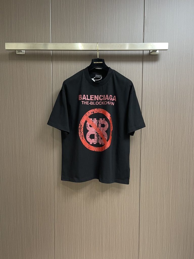 BALENCIAGA(バレンシアガ) 入手困難 新作  ファッション ロゴプリントオシャレカジュアルTシャツ n級品