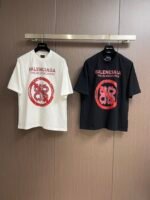 BALENCIAGA(バレンシアガ) 入手困難 新作 ファッション ロゴプリントオシャレカジュアルTシャツ n級品