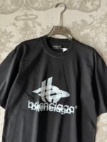 BALENCIAGA(バレンシアガ) コピー アルファベットロゴプリントおしゃれカジュアルTシャツ