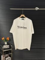 バレンシアガ 激安通販 スーパーコピー アルファベットプリントおしゃれカジュアルTシャツ