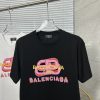 バレンシアガ コピー アイキャッチ カラーアルファベットロゴプリントカジュアルTシャツ