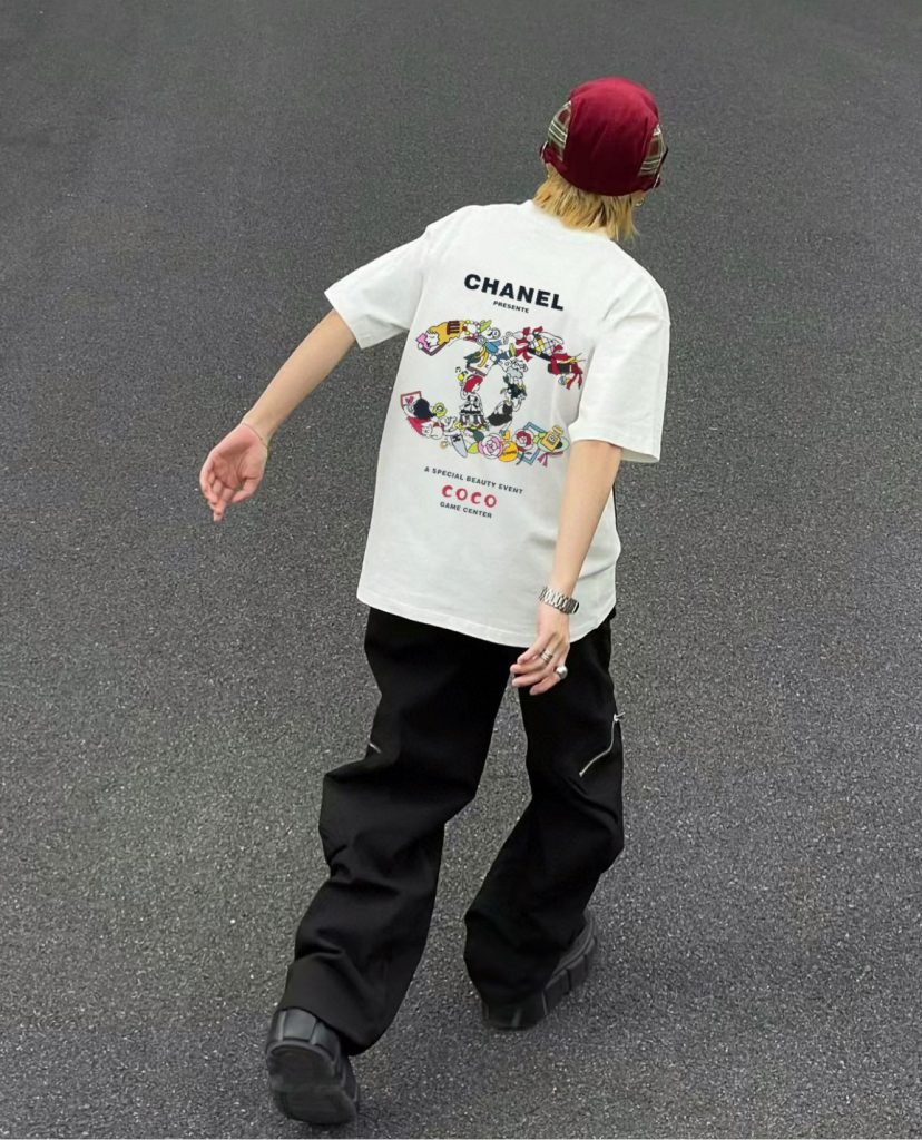 業界最高い品質 コピー ロゴアルファベットシャネルTシャツ半袖