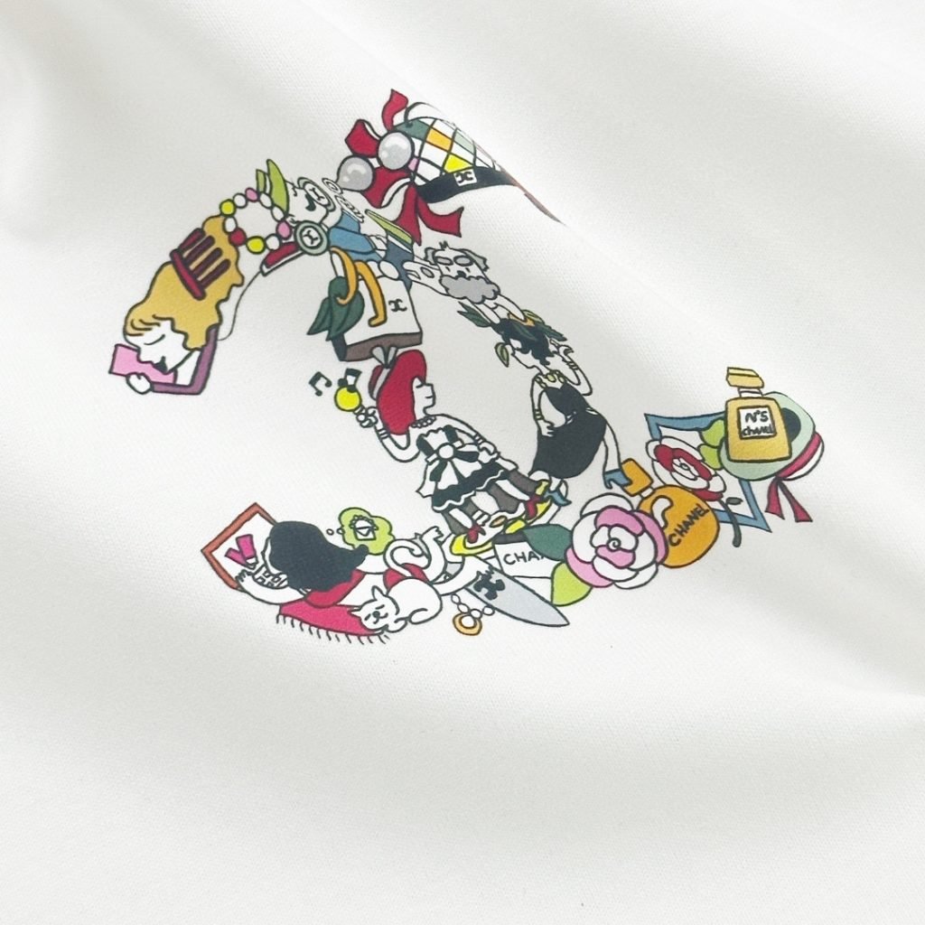 業界最高い品質 コピー ロゴアルファベットシャネルTシャツ半袖