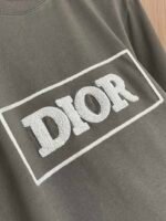 DIOR (ディオール) コピー 新作アルファベット刺繍カジュアル半袖Tシャツ