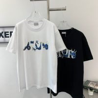 ディオール n級品 人気新作刺しゅうカジュアル半袖Tシャツ