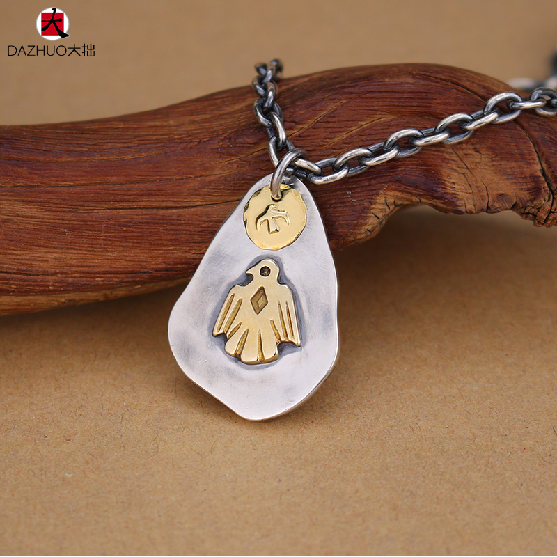 Goro’s(ゴローズ) 高橋吾郎手作りシルバーアクセサリー925純銀飛鷹ペンダントネックレスセット