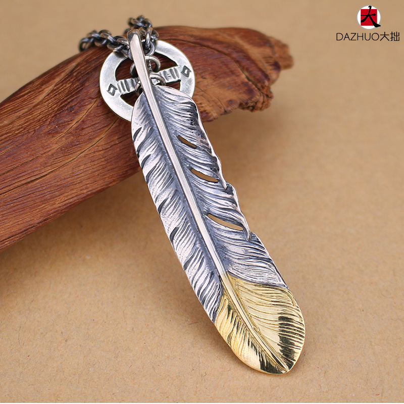 Goro’s(ゴローズ) 高橋吾郎手作りシルバーアクセサリー925純銀飛鷹ペンダントネックレスセット