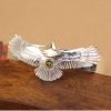 Goro’s（ゴローズ） 高橋吾郎 コピー 手作りシルバーアクセサリー鷹平打ブレスレット950純銀