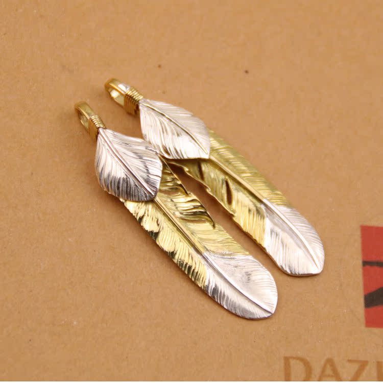 Goro’s(ゴローズ)高橋吾郎 スーパーコピー トレンドシルバーアクセサリー羽シリーズ925銀羽ペンダント