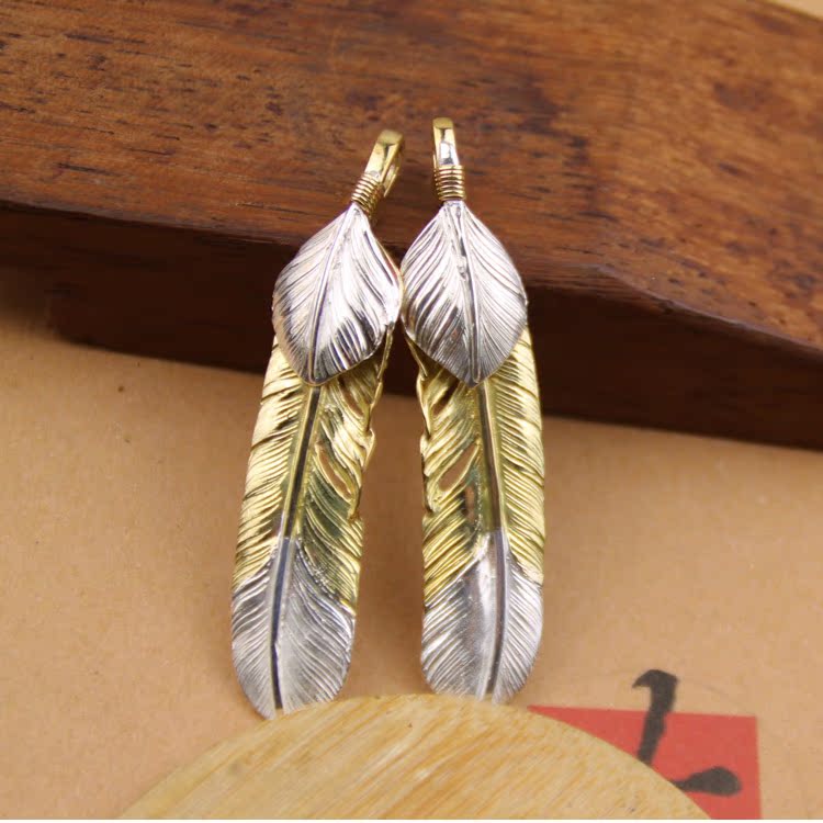 Goro’s(ゴローズ)高橋吾郎 スーパーコピー トレンドシルバーアクセサリー羽シリーズ925銀羽ペンダント