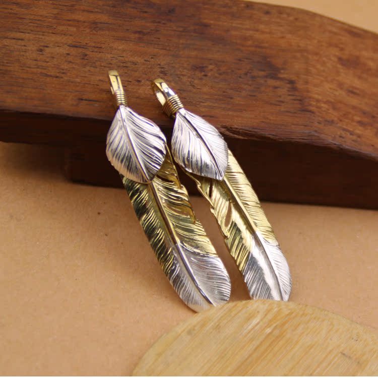 Goro’s(ゴローズ)高橋吾郎 スーパーコピー トレンドシルバーアクセサリー羽シリーズ925銀羽ペンダント