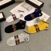 Gucci（グッチ）偽物 グッチ新作純綿混合色ジャカードローソックス 激安通販