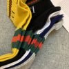 Gucci（グッチ）偽物 グッチ新作純綿混合色ジャカードローソックス 激安通販