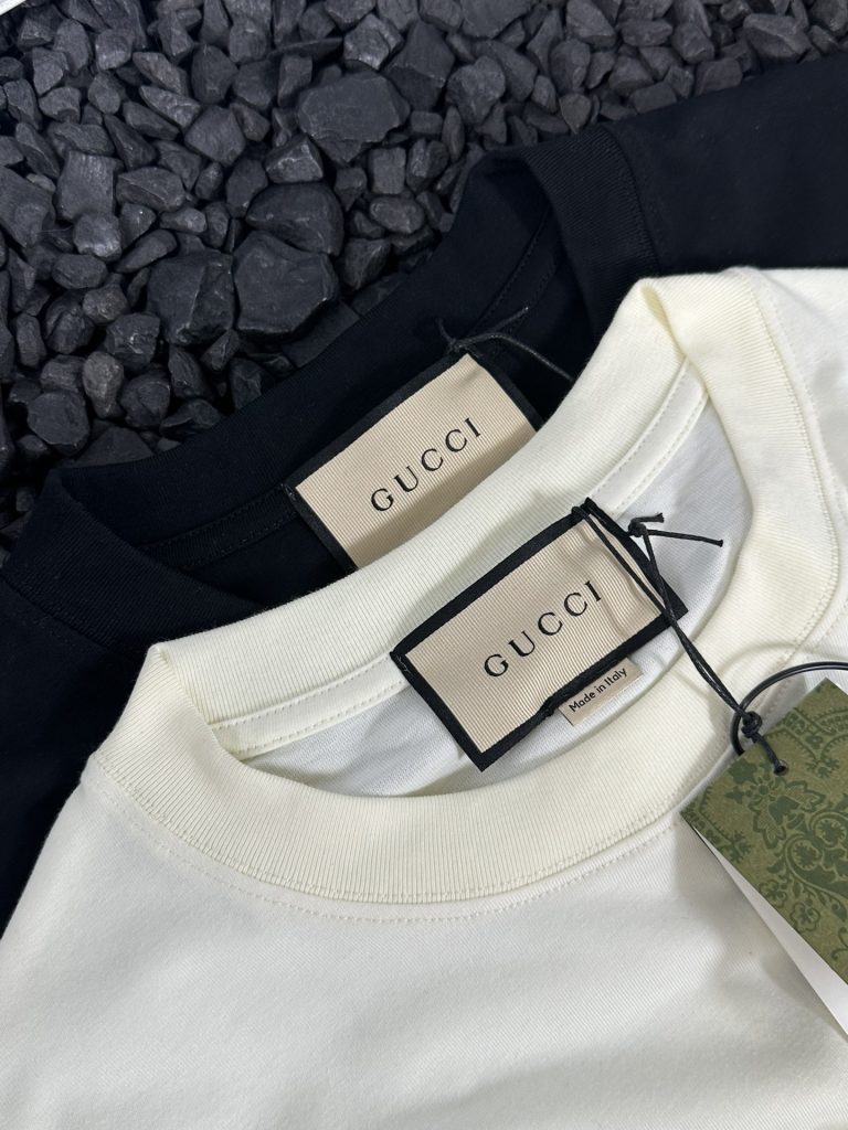 GUCCI (グッチ) n級品 芸能人 夏の新作子供の趣ピンクブルーウサギアルファベットプリント半袖