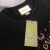 GUCCI (グッチ) 偽物 落書きプリントロゴカジュアルでオシャレ半袖 通販