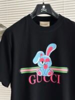 GUCCI (グッチ) 2024最新の限定 n級品 タイプウサギ柄カジュアル半袖Tシャツ 激安通販