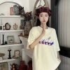 GUCCI (グッチ) 2024新作 n級品 レッドブルーアルファベットTシャツ 激安通販